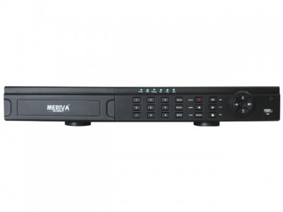 Grabadora digital MERIVA SECURITY - H.264, 30 pps, 430 x 400 x 55 mm, 12, Negro