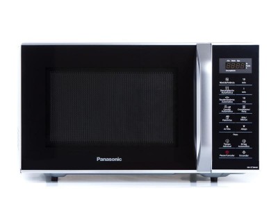 Microondas PANASONIC NN-ST34HMRPH - 25L, 800 W, Plateado/Negro, 315 x 349 x 227 mm