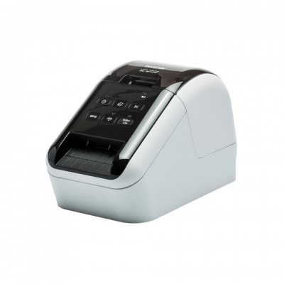 Impresora de etiquetas Brother QL810W - térmica directa, Wifi, imprime etiquetas de papel de hasta 2.4 pulgadas de ancho y hasta 110 etiquetas/minuto