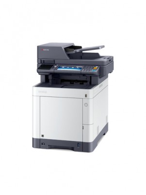 Multifuncional láser KYOCERA M6230cidn 3 en 1 Color A4 - carta/oficio, 32 PPM.  1, 200 x 1, 200 DPI. Cama plana oficio. ADF e impresión Duplex. HyPAS