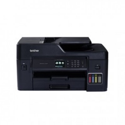 Multifuncional Tinta Continua Brother MFCT4500DW - 35 ppm negro/27 ppm color, dúplex, Wifi/LAN, imprime/copia/escanea hasta tamaño doble carta/tabloide/A3