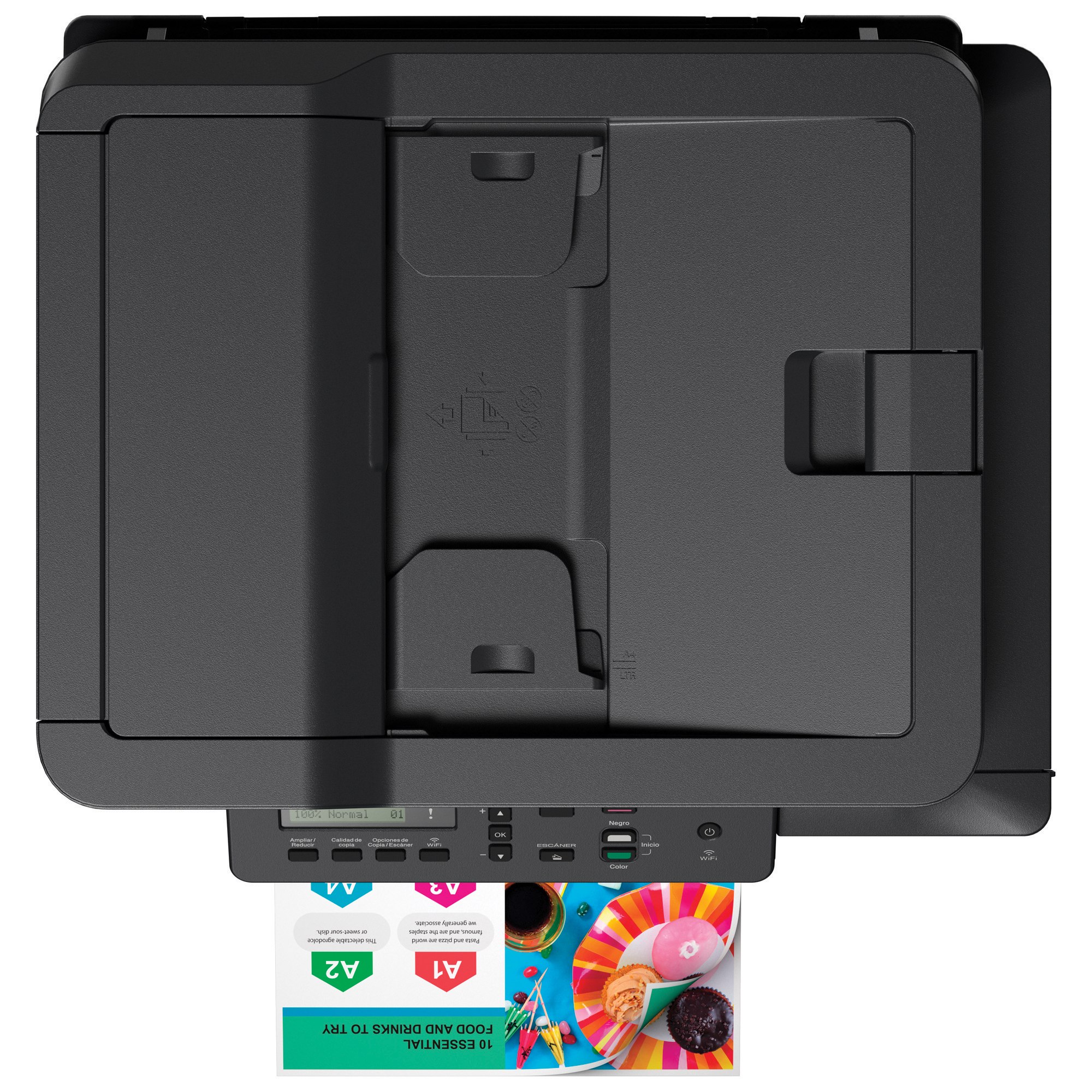 Multifuncional Tinta Continua Brother DCPT720DW - 30 ppm negro/26 ppm color, dúplex, Wifi, cama plana tamaño carta, ADF hasta 20 páginas, Easy Setup