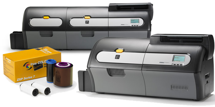 Kit de credencialización ZEBRA ZXP7 - Transferencia térmica, 300 x 300 DPI, LCD