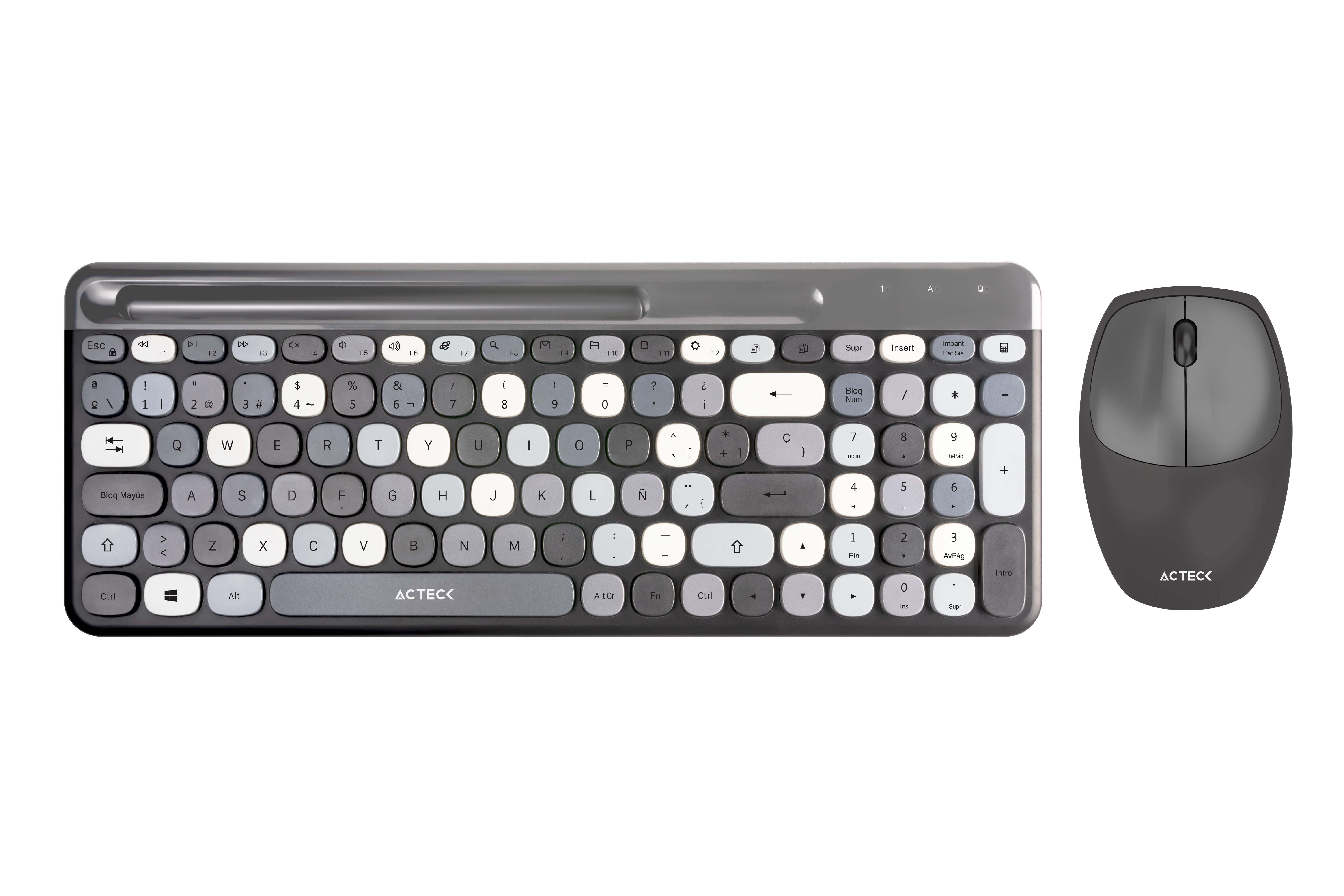 Kit Teclado y mouse Inalámbricos 2.4hz Creator Chic MK470 Advanced Series -