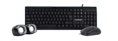 Kit de teclado y mouse ACTECK AC-929004 - Estándar, Negro