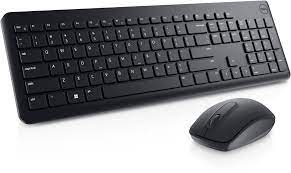 Kit Teclado y Mouse DELL 580-AKCU - Español, Negro, 1000 PPP