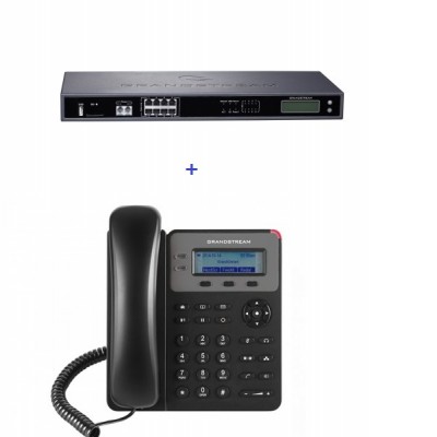 Paquete Grandstream UCM6208 + 16 GXP1615 -