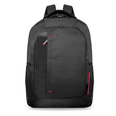 Mochila hasta 17 pulgadas - UNIVERSITY, Backpack, varios compatimientos, organizador frontal, costuras/asas reforzadas, Negro, 6005637 BROBOTIX