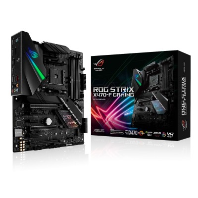 Motherboard ASUS ROG STRIX X470-F - DDR4-SDRAM, 4, 64 GB, Zócalo AM4