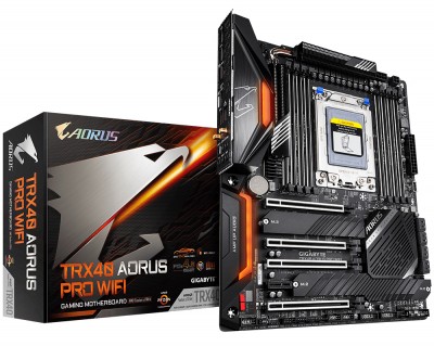 Motherboard GIGABYTE TRX40 AORUS PRO - DDR4-SDRAM, 256 GB, AMD, Socket sTRX4, ATX