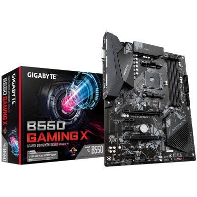 Motherboard GIGABYTE GA-B550-GAMING X - DDR4, 128 GB, AMD, ATX