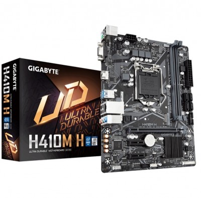 Motherboard GIGABYTE H410M H - DDR4, Intel, LGA 1200, Micro ATX