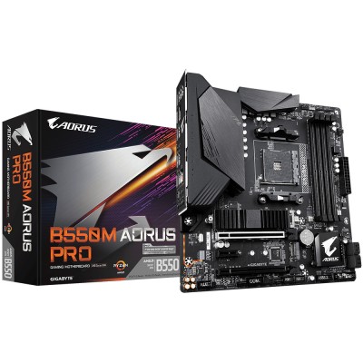 Motherboard Gigabyte B550M AORUS PRO - Micro ATX, Socket AM4