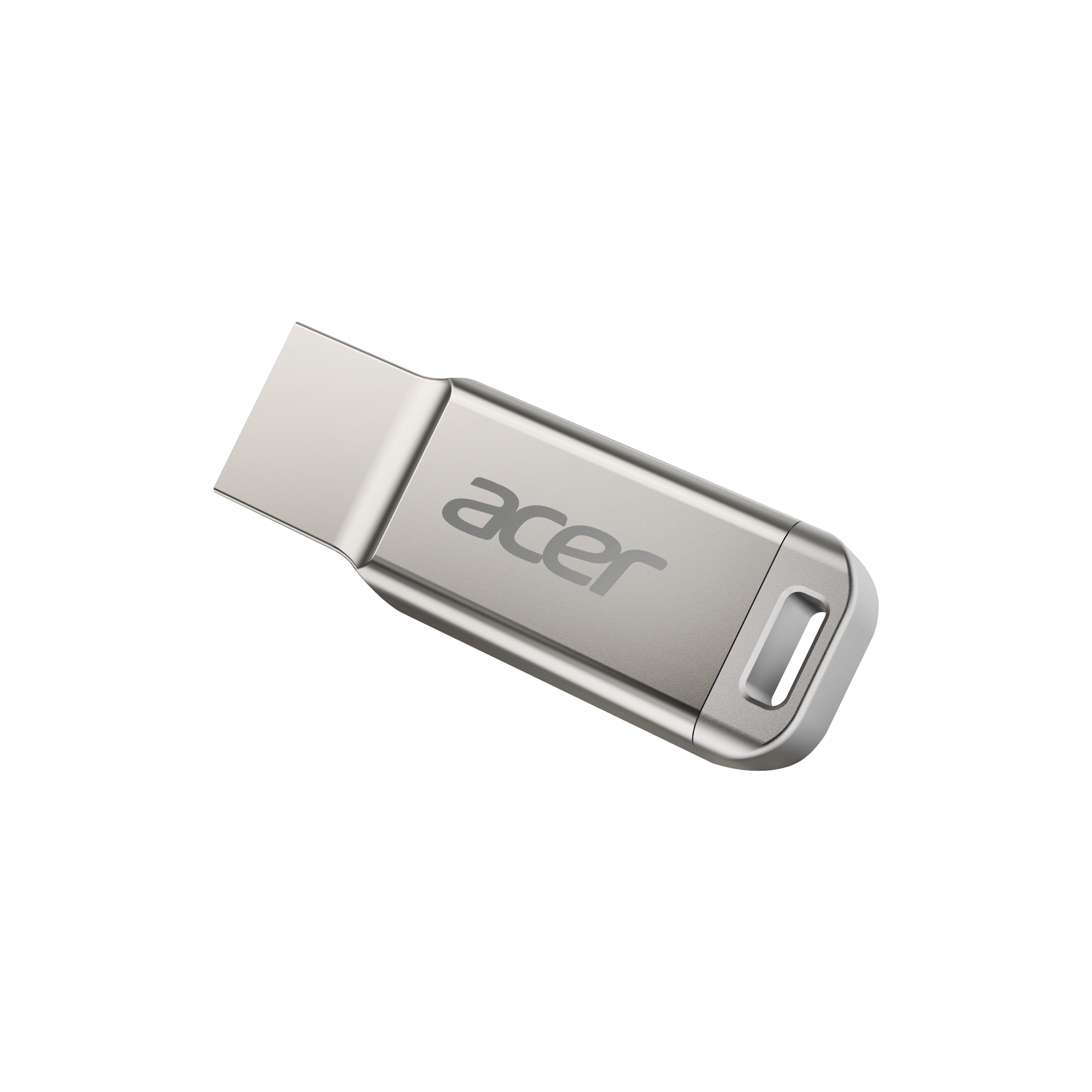 Memoria USB 3.2 Acer UM310 de 1TB BL.9BWWA.585 120 MB/s Lectura 90 MB/s Escritura - acabado Metal. Color Plata