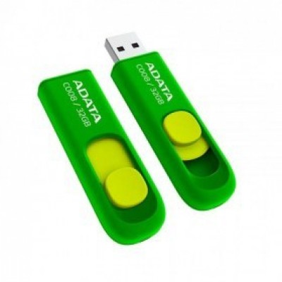 Memoria USB ADATA C008 - Verde, 32 GB, USB Type-A 2.0