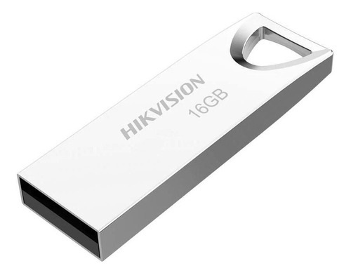 Memoria USB HIKVISION HS-USB-M200(STD)/16G - Plata o Negro, 16 GB, USB 2.0