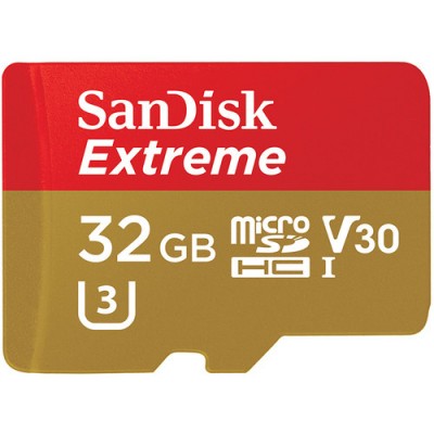 Memoria Micro SD SANDISK SDSQXAF-032G-GN6MA - 32 GB, 90 MB/s, 60 MB/s, Rojo, Amarillo