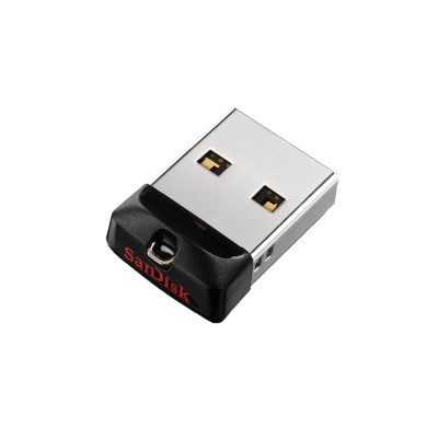 SANDISK Cruzer Fit - Negro, Plata, 32 GB, USB 2.0