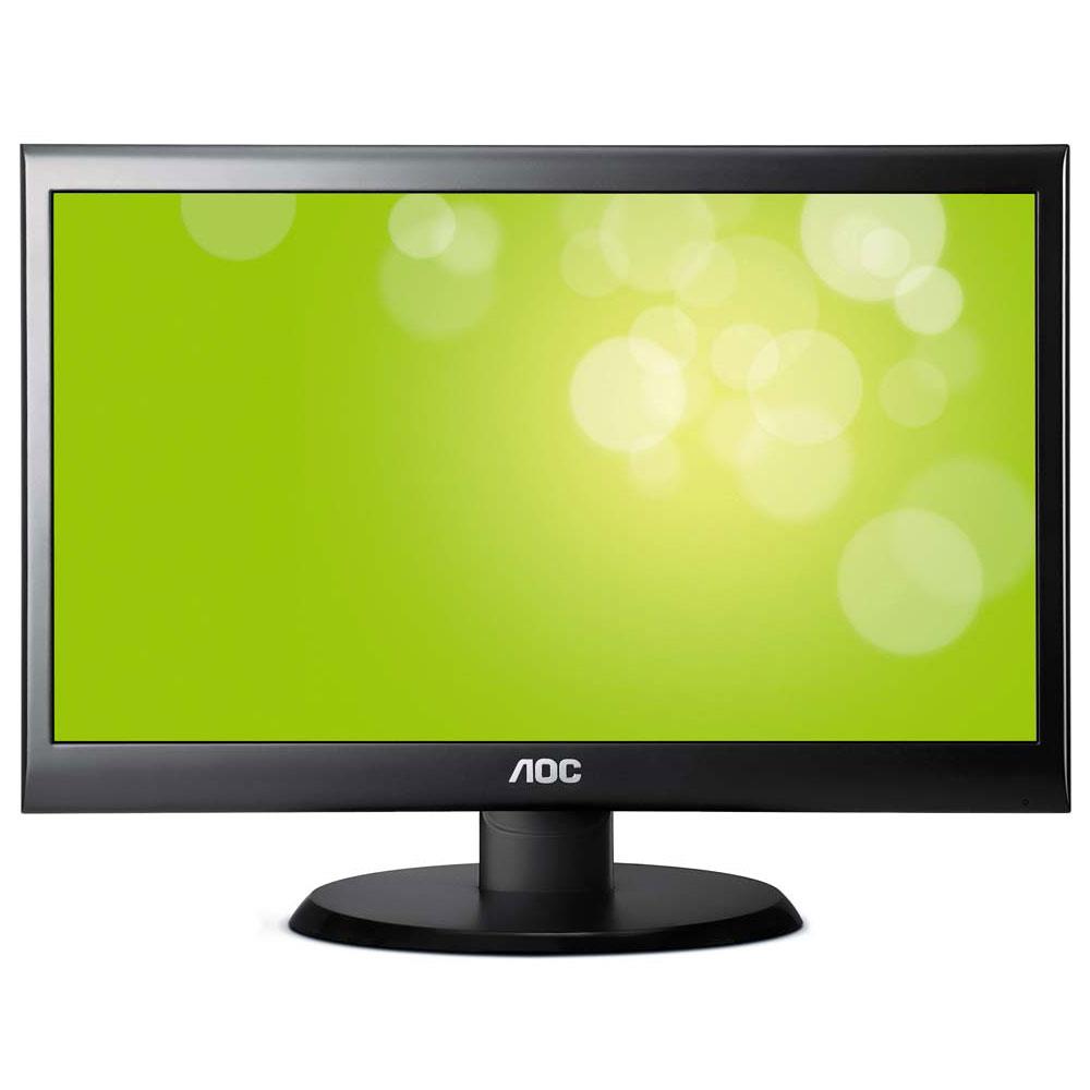 Monitor AOC - 15.6 pulgadas, 220 cd / m², 1366 x 768 Pixeles, 16 ms, Negro