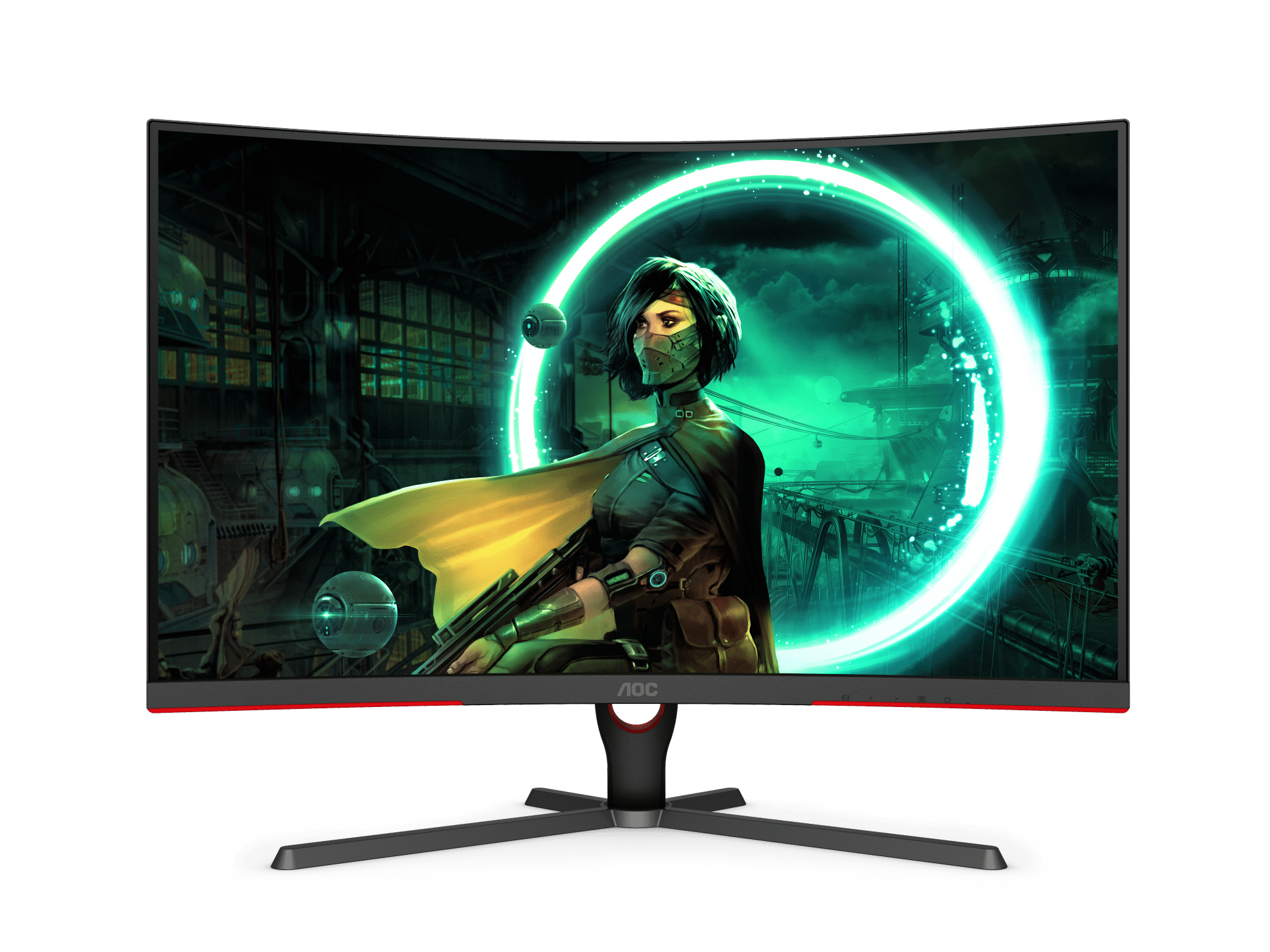 MONITOR AOC GAMING  C32G3E 250CD/M2 1920 X 1080 PIXELES 1MS NEGRO -