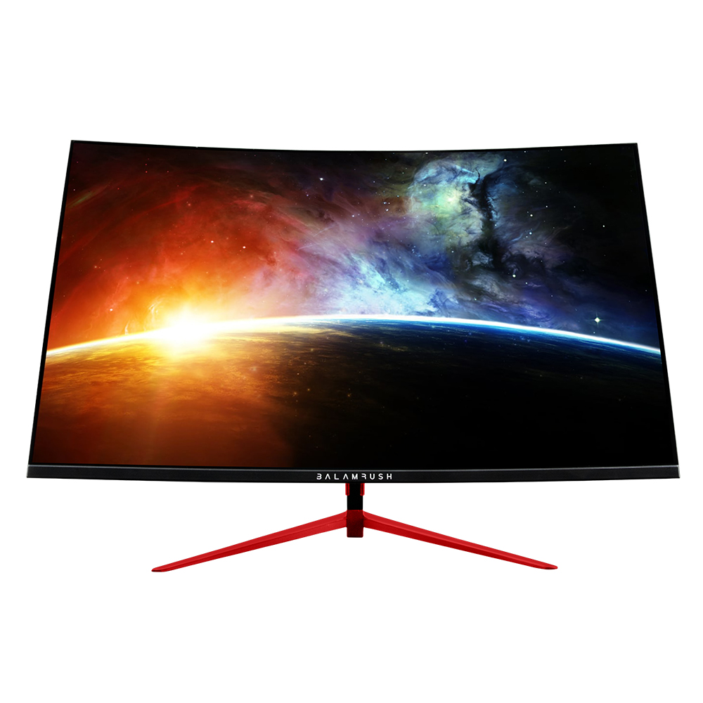 Monitor Gamer BALAM RUSH 27 Pulgadas Curvo 165 HZ FHD FREESYNC Negro ULTRA EARTH MTX27C -