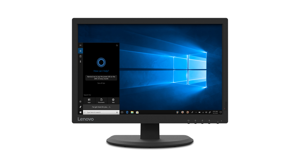 Monitor  LENOVO E20-20 - 19.5 pulgadas, Negro