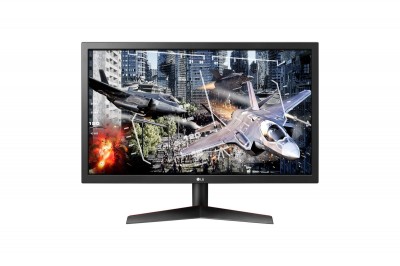 Monitor LED LG UltraGearTM GAMING - 24 pulgadas, 300 cd / m², 1920 x 1080 Pixeles, 1 ms, LED