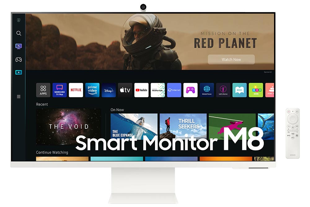 Monitor SMART  SAMSUNG LS32BM801ULXZX - 32 pulgadas, 3840 x 2160 Pixeles, 4 ms