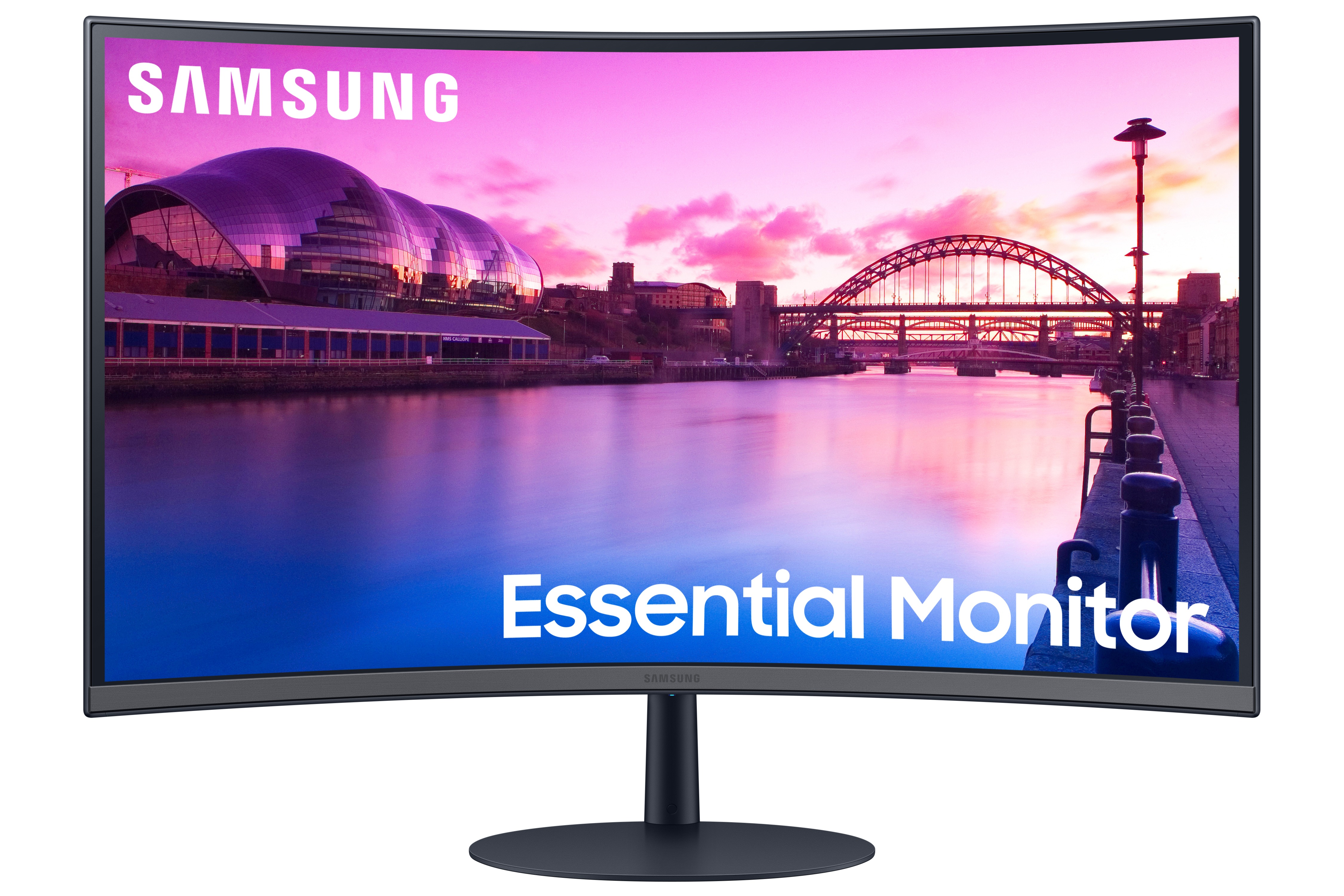 Monitor Curvo SAMSUNG LS27C390EALXZX - 27 pulgadas, 250 cd / m², 1920 x 1080 Pixeles, 4 ms, Negro