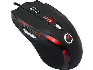 Mouse CORSAIR Raptor M4 - Negro, 6 botones, USB, Laser, 6000 DPI