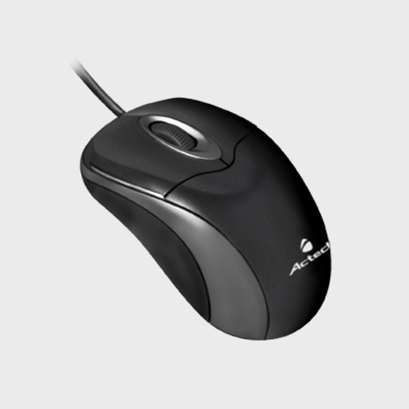 Mouse ACTECK MN-260 - Negro, 3 botones, USB, Óptico