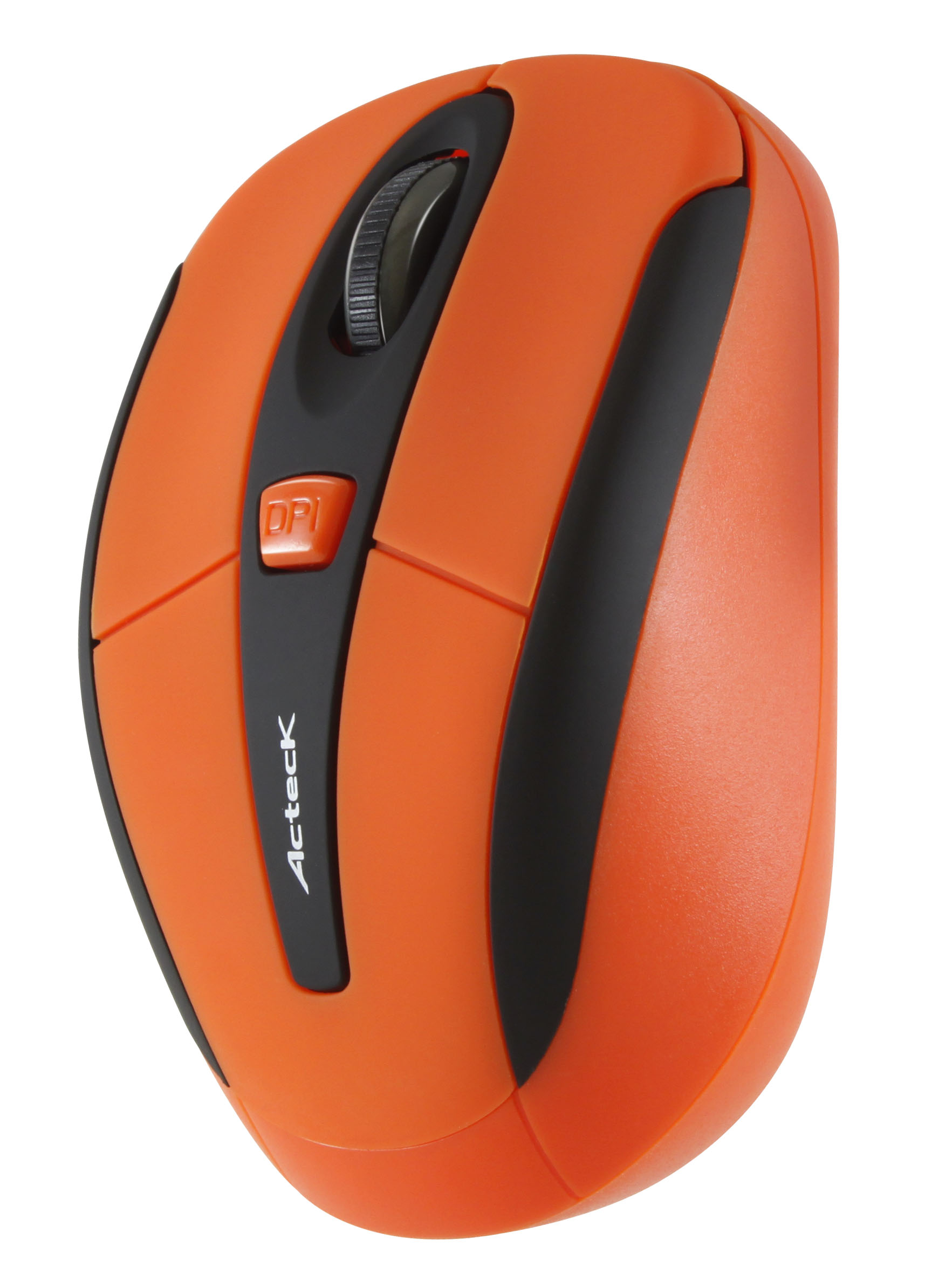 Mouse ACTECK MI-550RF Xplotion - Naranja, 6 botones, RF inalámbrico, Óptico, 1600 DPI