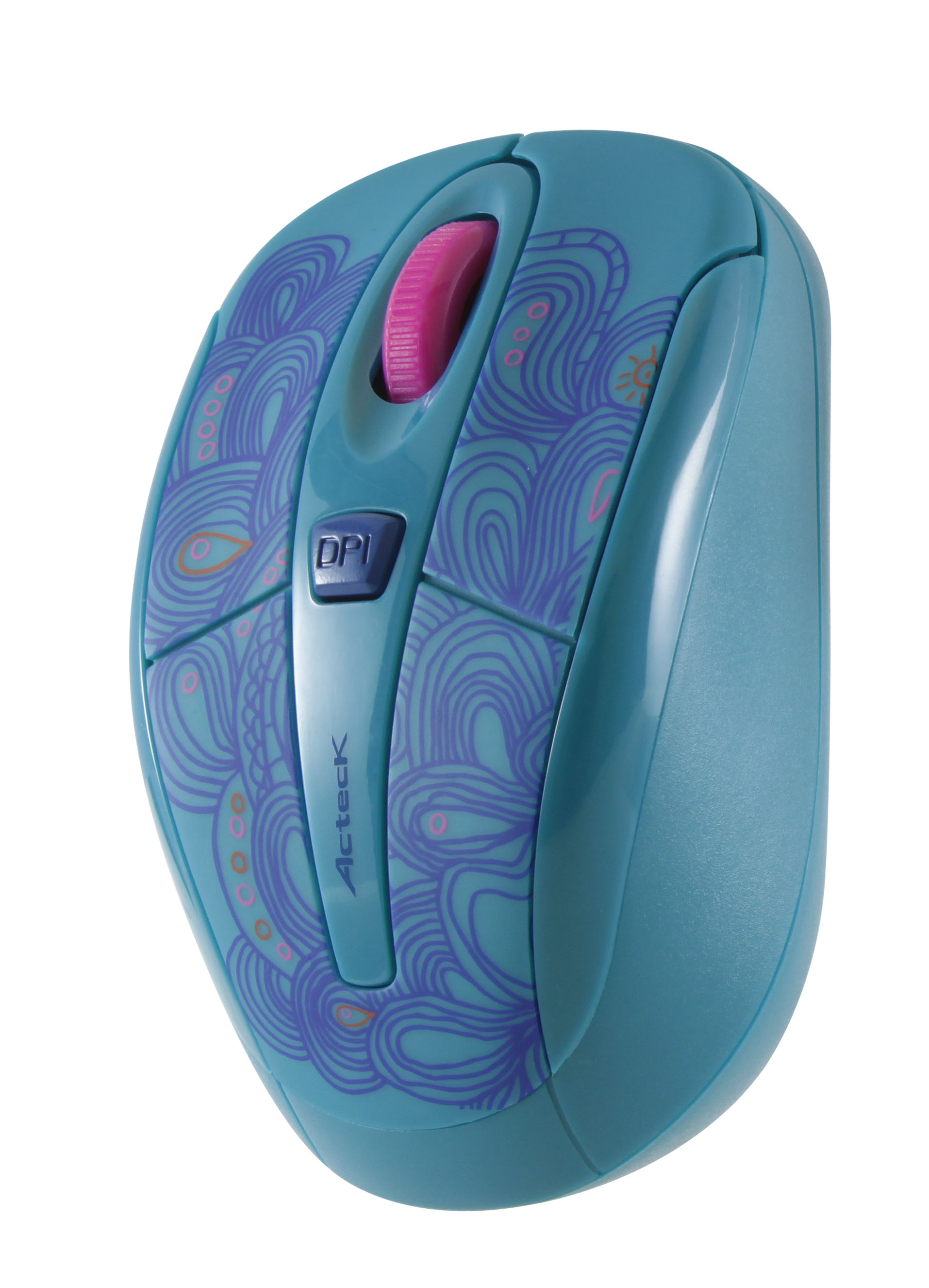 Mouse ACTECK MI-550RF Xplotion - Azul, RF inalámbrico, 800 DPI