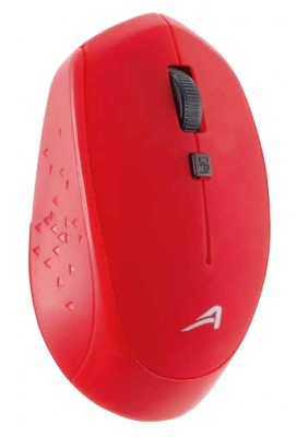 Mouse ACTECK Inalámbrico 2.4 GHZ 1600 DPI 3 LVLS WINDOWS-LINUX-MAC OS Rojo OPTIMIZE MI440 -