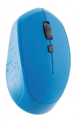 Mouse ACTECK Inalámbrico 2.4 GHZ 1600 DPI 3 LVLS WINDOWS-LINUX-MAC OS Azul OPTIMIZE MI440 -