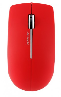 Mouse ACTECK AC-916547 - Rojo, 3 botones, Inalámbrico, 1200 DPI