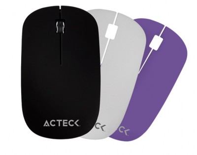 Mouse Inalámbrico ACTECK  M110 Custom - Negro, 3, Inalámbrico, Óptico, 1200 DPI