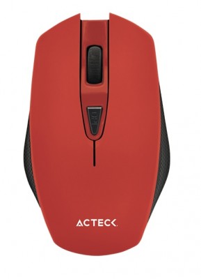 Mouse Inalámbrico ACTECK M120 Lux - Rojo, 6, Inalámbrico, Óptico, 1600 DPI