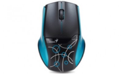 Mouse GENIUS GM-DX7000XA - RF inalámbrico, BlueEye, 1200 DPI, Azul