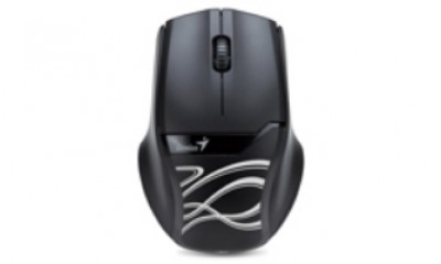 Mouse GENIUS GM-DX7000XN - Negro, 3 botones, RF inalámbrico, BlueEye, 1200 DPI