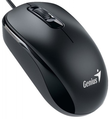 Mouse GENIUS GM-DX110 - Negro, USB, Óptico, 1000 DPI