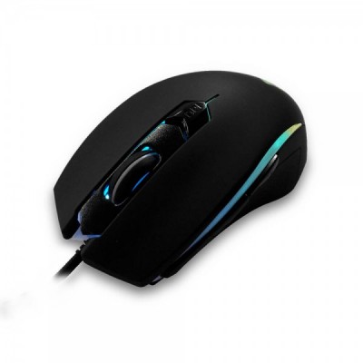 Mouse Gaming K-MEX MOG45SNIPER01EGW - USB, Juego, Óptico, 4000 DPI, Negro