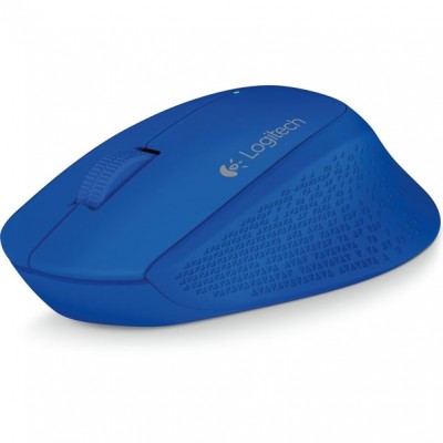 Mouse LOGITECH M280 - Azul, 3 botones, USB, Óptico, 1000 DPI