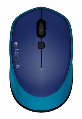 Mouse LOGITECH Wireless Mouse M335 - Azul, 4 botones, RF Wireless+Bluetooth