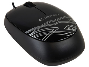 Mouse LOGITECH M105 - Negro, 3 botones, USB, Óptico