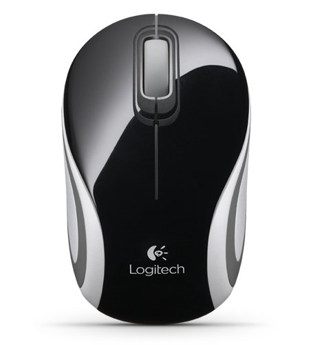 Mouse LOGITECH MINI Mouse M187 - Negro, 3 botones, RF inalámbrico, Óptico, 1000 DPI