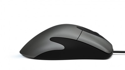 Mouse Microsoft Classic Intellimouse MICROSOFT HDQ-00001 - Negro, Plata, 5 botones, USB, Óptico, 3200 DPI