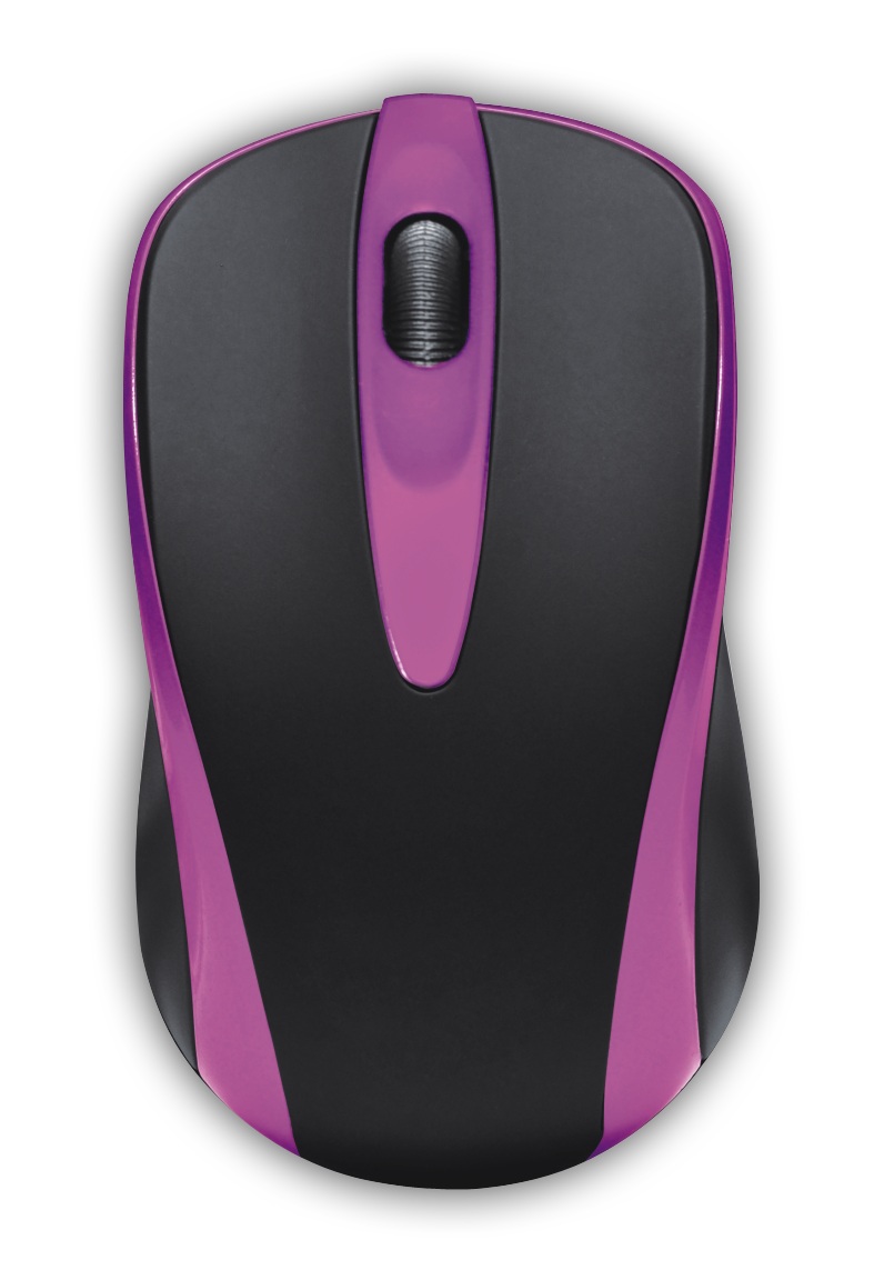 Mouse Naceb Technology NA-099M - Morado, 3 botones, USB, Óptico, 1000 DPI