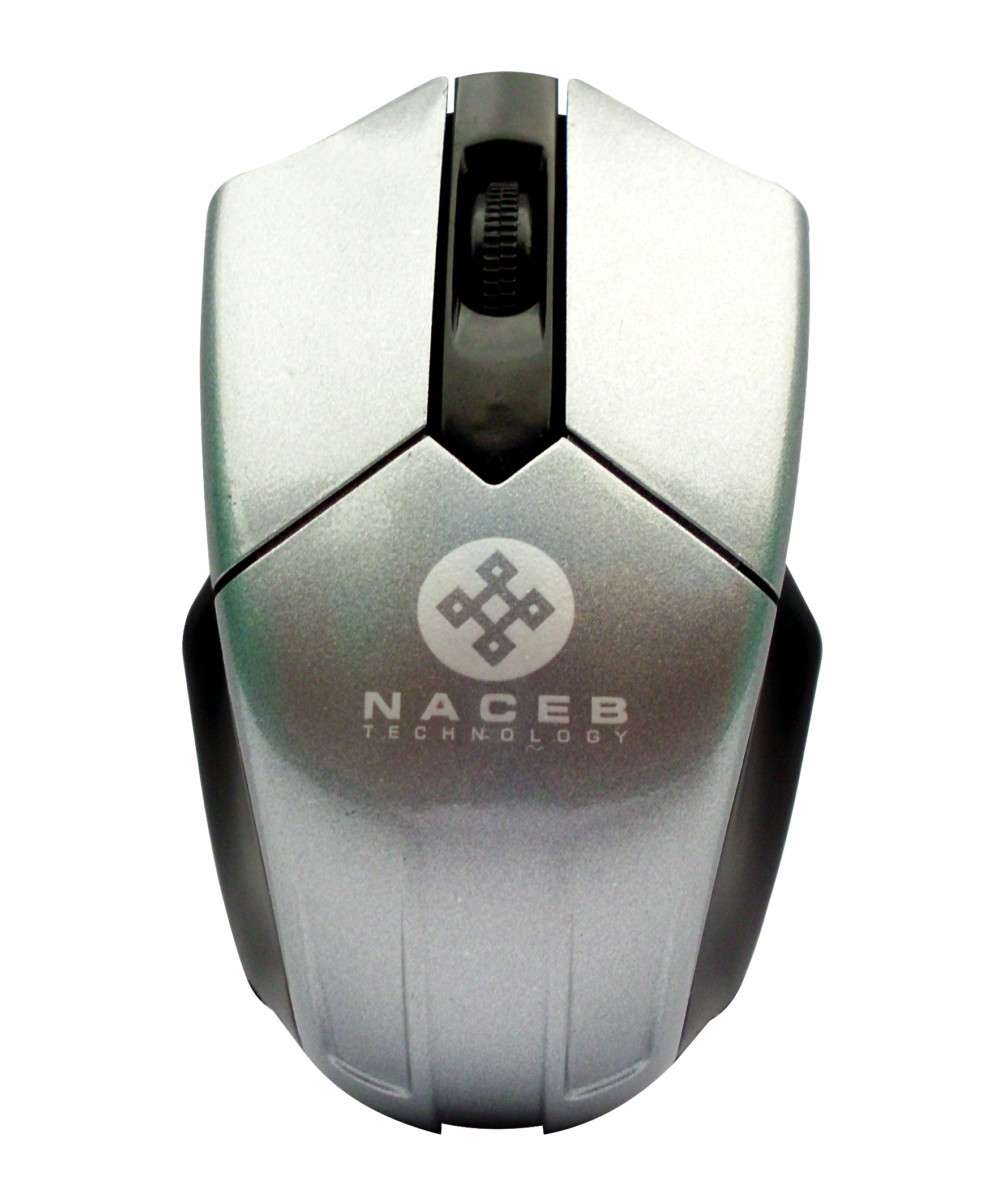 Mouse Naceb Technology - Gris, RF inalámbrico