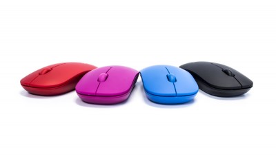 Mouse VORAGO MO-205R - Rojo, 3 botones, USB, Óptico, 1000 DPI